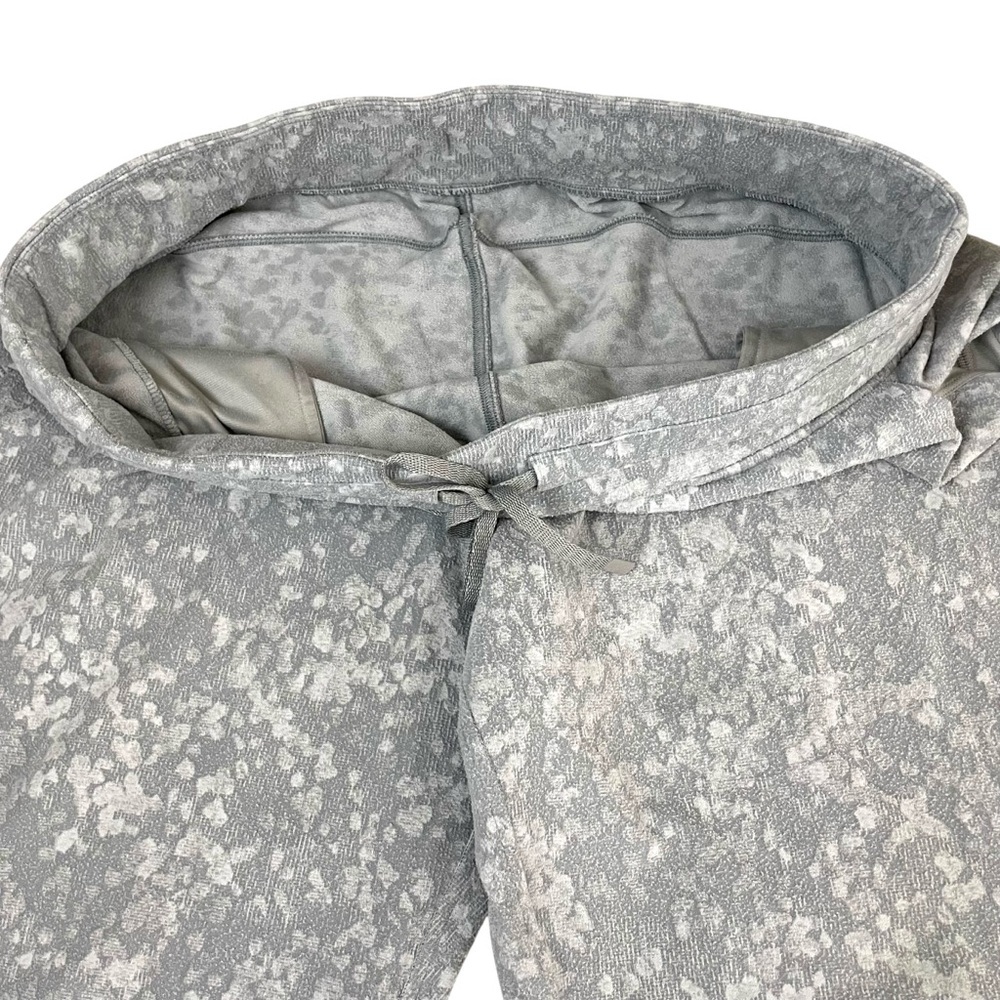 lululemon Ready To Rulu Jogger Crop Speckle Spritz Grey Silver Sz 14 - Picture 11 of 16
